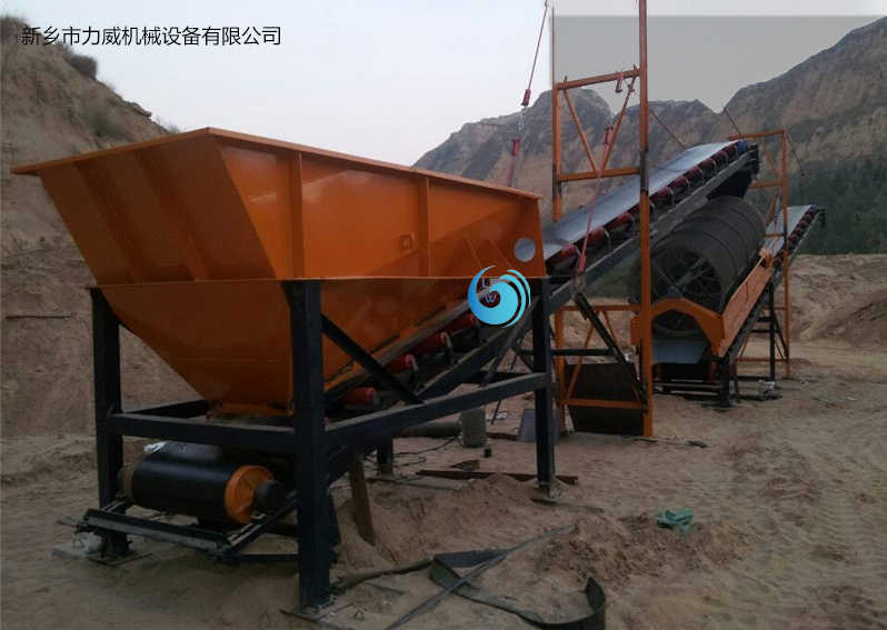 篩沙機滾筒篩使用現(xiàn)場
