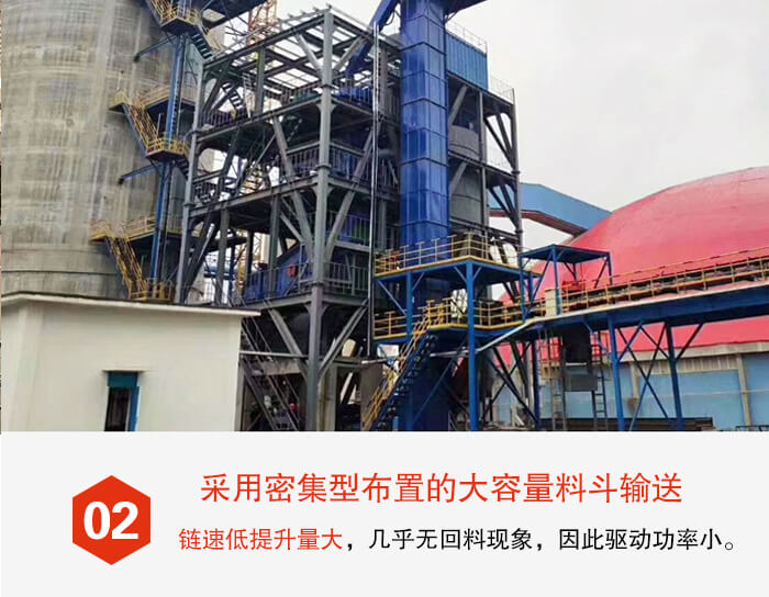 斗式提升機(jī)料斗的排列比較緊密可以防止回料現(xiàn)象的出現(xiàn)。